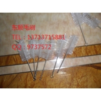 尼龍管道刷，鐵絲扭刷，白色試管刷